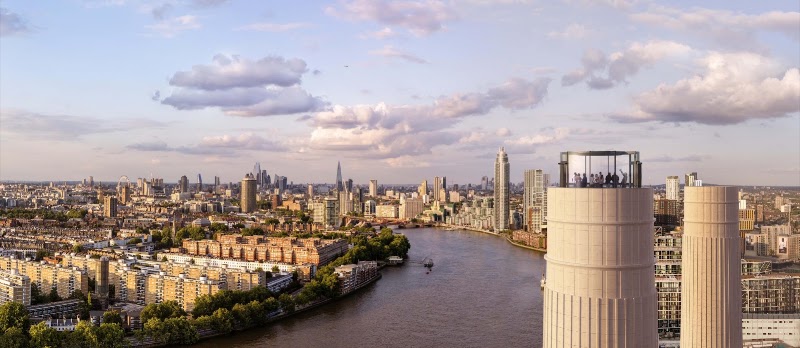 The Chimney Lift at Battersea Power Station